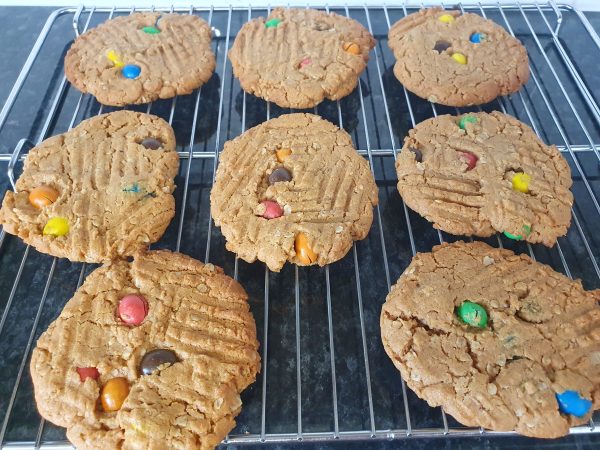 GLUTEN-FREE Peanut Butter Oat Cookies (2pk) Large - Image 1