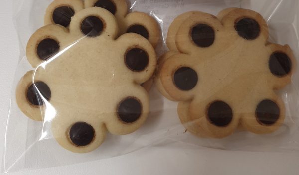 Chocolate Chip Decorated Cookies (small) 4pk - Image 1