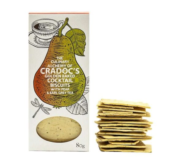 Cradoc's Pear & Earl Grey Tea Crackers - Image 1