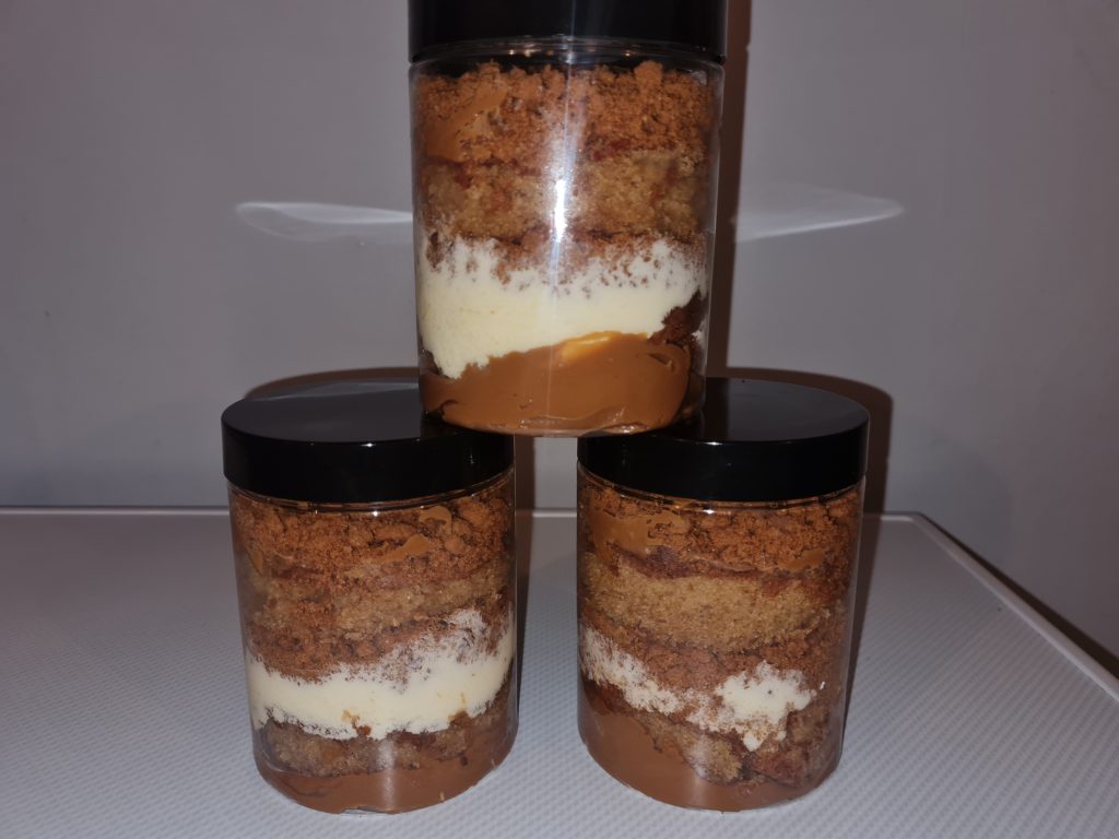 Biscoff cakejars